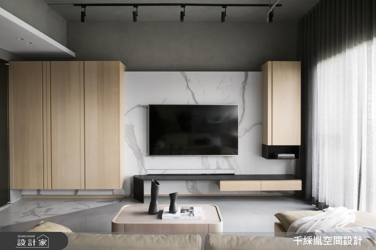 35坪新成屋(5年以下)＿現代風客廳案例圖片＿千綵胤空間設計ＸDec1/2 DECO 全屋設計團隊＿千綵胤_16之16