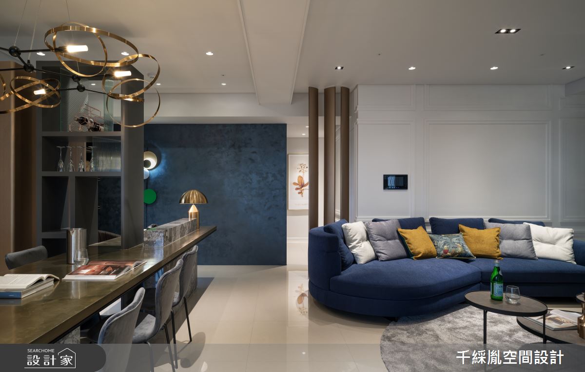 52坪新成屋(5年以下)＿義式古典風客廳案例圖片＿千綵胤空間設計ＸDec1/2 DECO 全屋設計團隊＿千綵胤_18之1