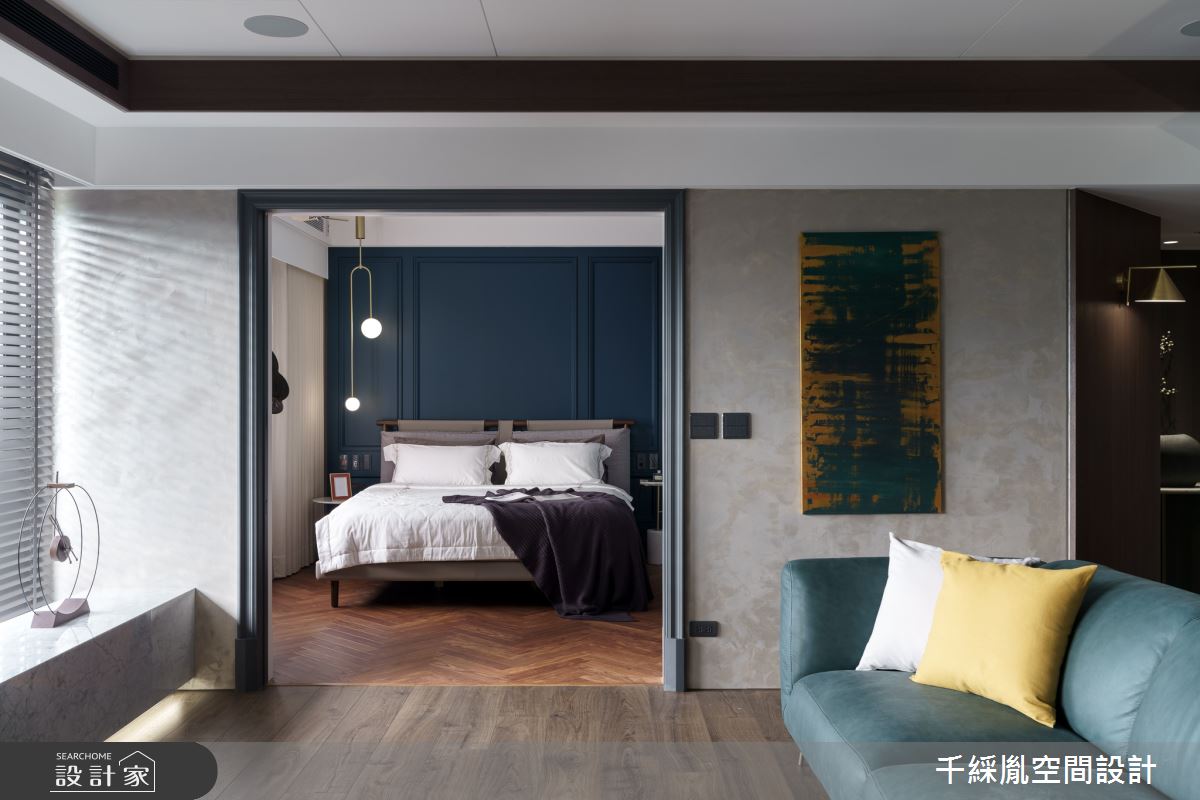 42坪新成屋(5年以下)＿混搭風客廳臥室案例圖片＿千綵胤空間設計ＸDec1/2 DECO 全屋設計團隊＿千綵胤_19之18