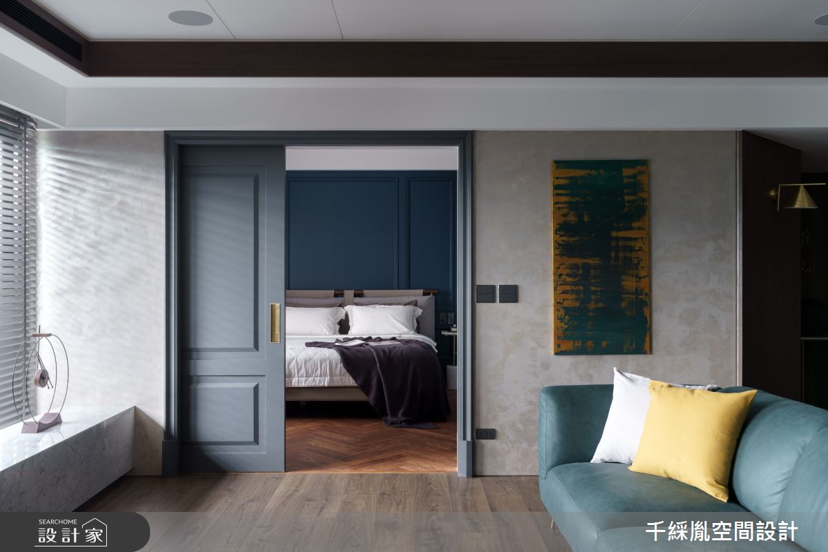 42坪新成屋(5年以下)＿混搭風客廳臥室案例圖片＿千綵胤空間設計ＸDec1/2 DECO 全屋設計團隊＿千綵胤_19之17