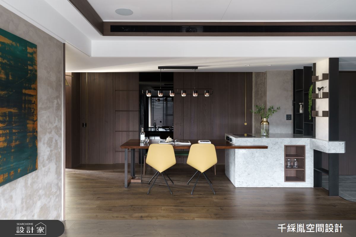 42坪新成屋(5年以下)＿混搭風餐廳吧檯案例圖片＿千綵胤空間設計ＸDec1/2 DECO 全屋設計團隊＿千綵胤_19之16