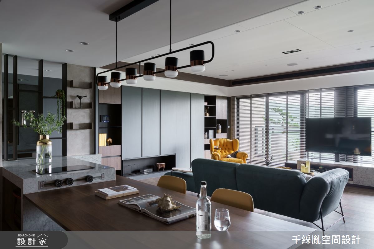 42坪新成屋(5年以下)＿混搭風餐廳吧檯案例圖片＿千綵胤空間設計ＸDec1/2 DECO 全屋設計團隊＿千綵胤_19之11