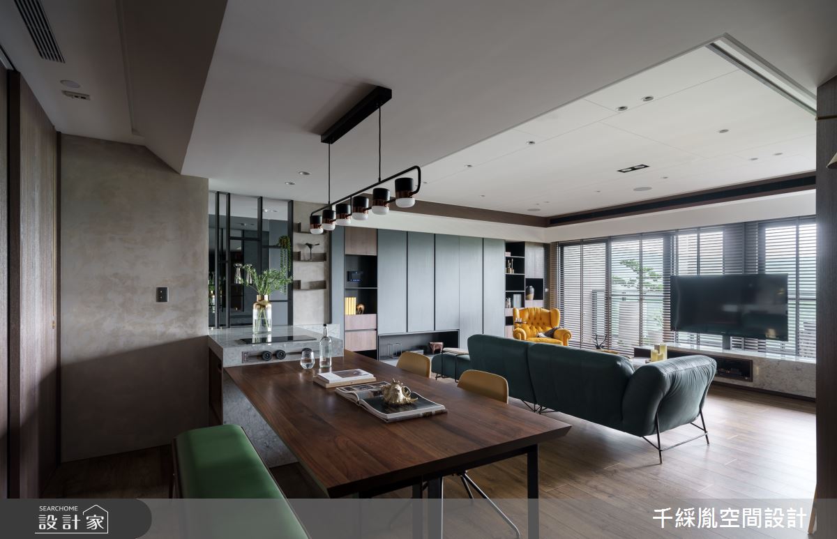 42坪新成屋(5年以下)＿混搭風餐廳吧檯案例圖片＿千綵胤空間設計ＸDec1/2 DECO 全屋設計團隊＿千綵胤_19之10