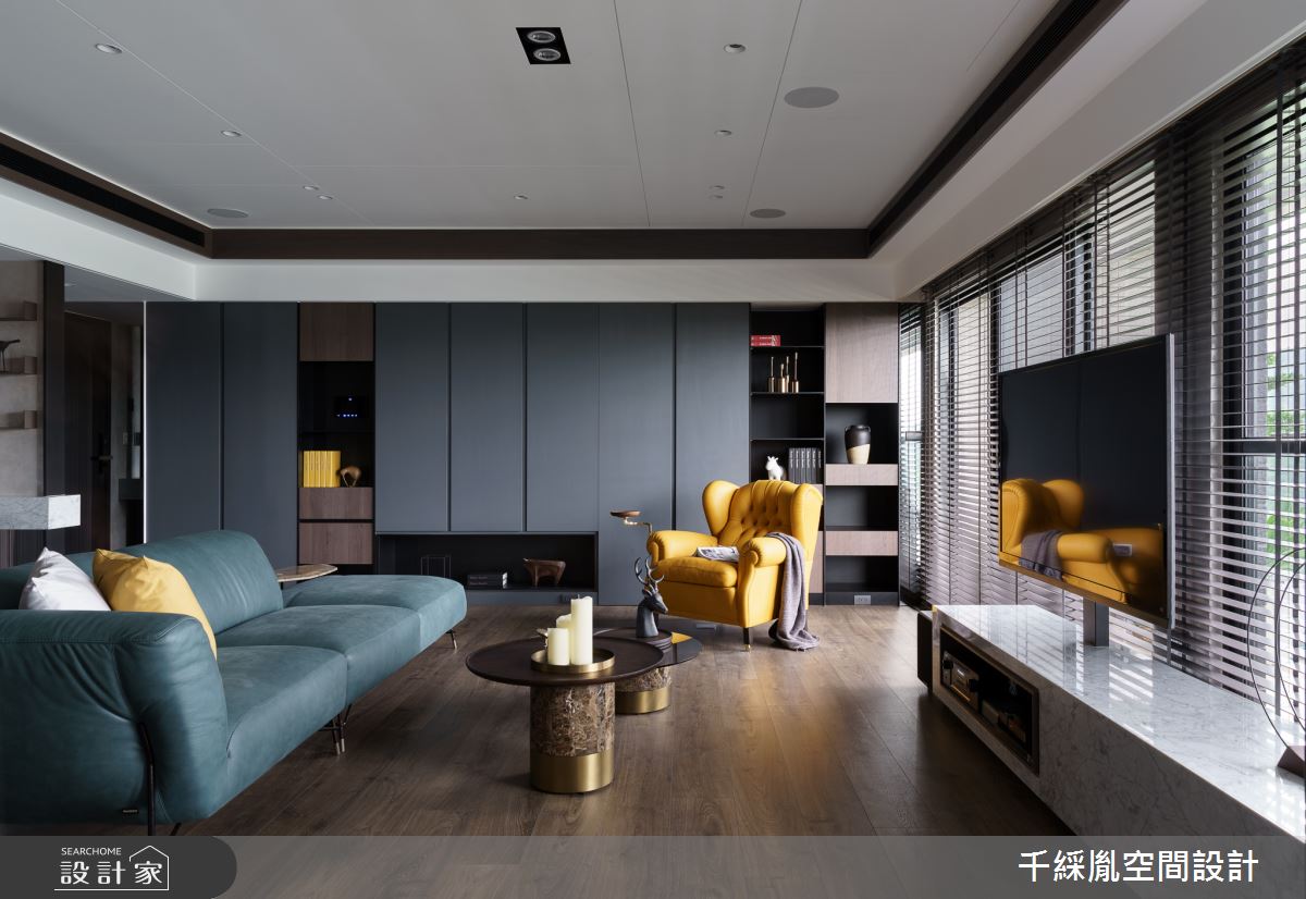 42坪新成屋(5年以下)＿混搭風客廳案例圖片＿千綵胤空間設計ＸDec1/2 DECO 全屋設計團隊＿千綵胤_19之1
