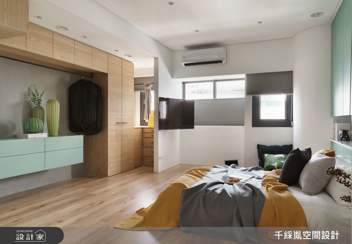 34坪老屋(31~40年)＿簡約風臥室案例圖片＿千綵胤空間設計ＸDec1/2 DECO 全屋設計團隊＿千綵胤_20之18