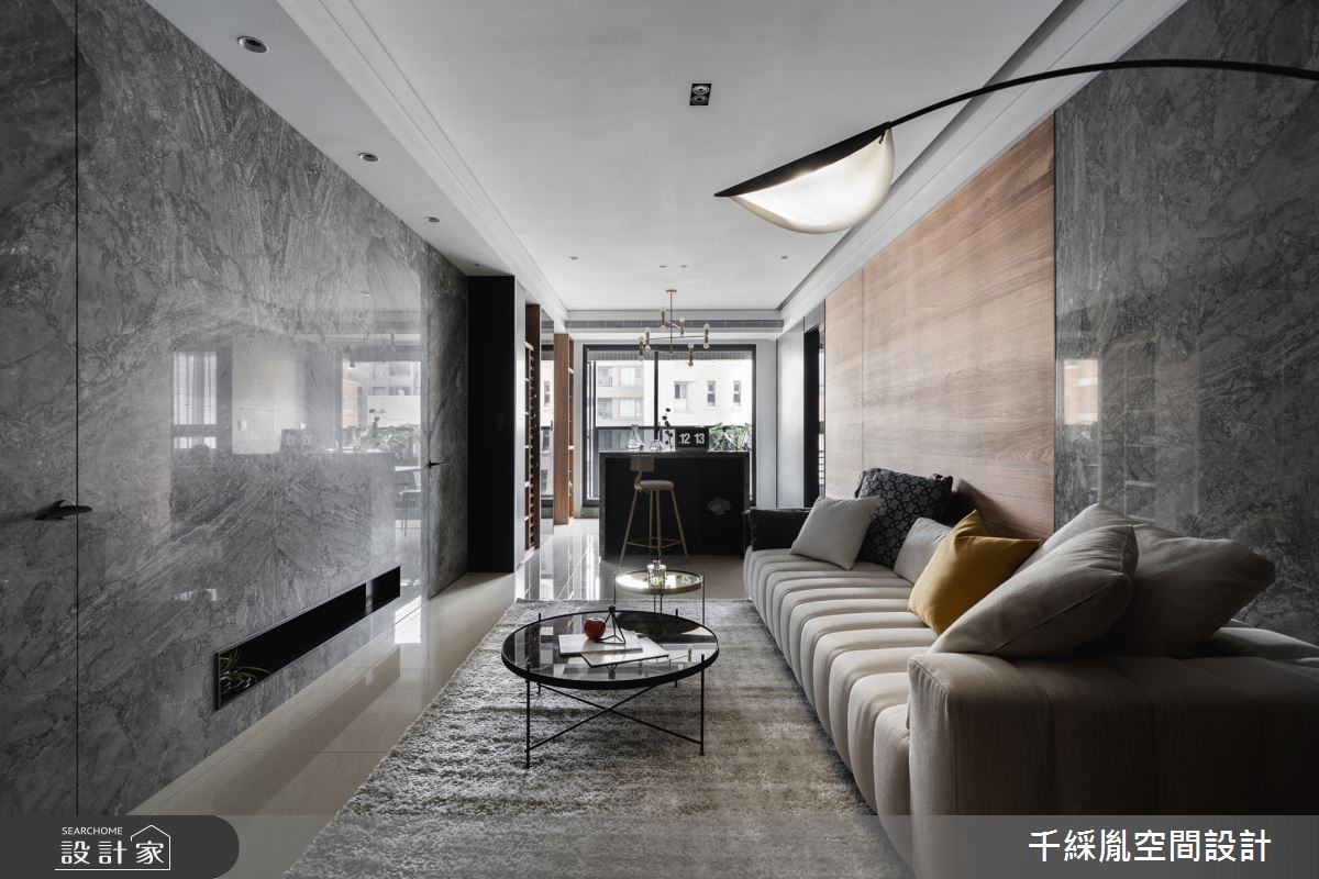 30坪新成屋(5年以下)＿簡約風客廳案例圖片＿千綵胤空間設計ＸDec1/2 DECO 全屋設計團隊＿千綵胤_22之5