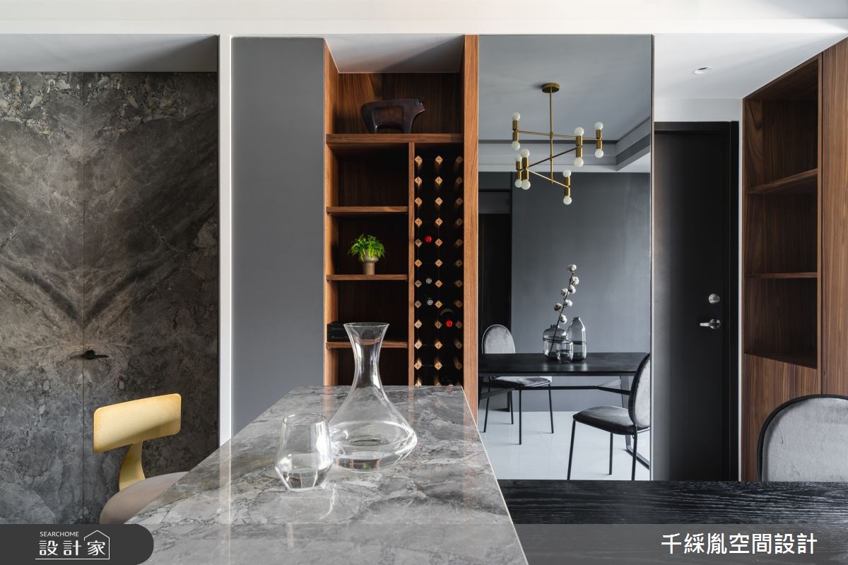 30坪新成屋(5年以下)＿簡約風餐廳吧檯案例圖片＿千綵胤空間設計ＸDec1/2 DECO 全屋設計團隊＿千綵胤_22之7
