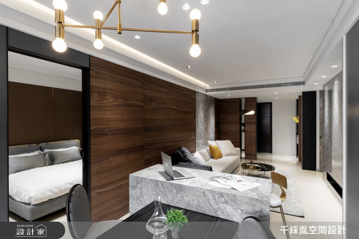 30坪新成屋(5年以下)＿簡約風客廳餐廳案例圖片＿千綵胤空間設計ＸDec1/2 DECO 全屋設計團隊＿千綵胤_22之8