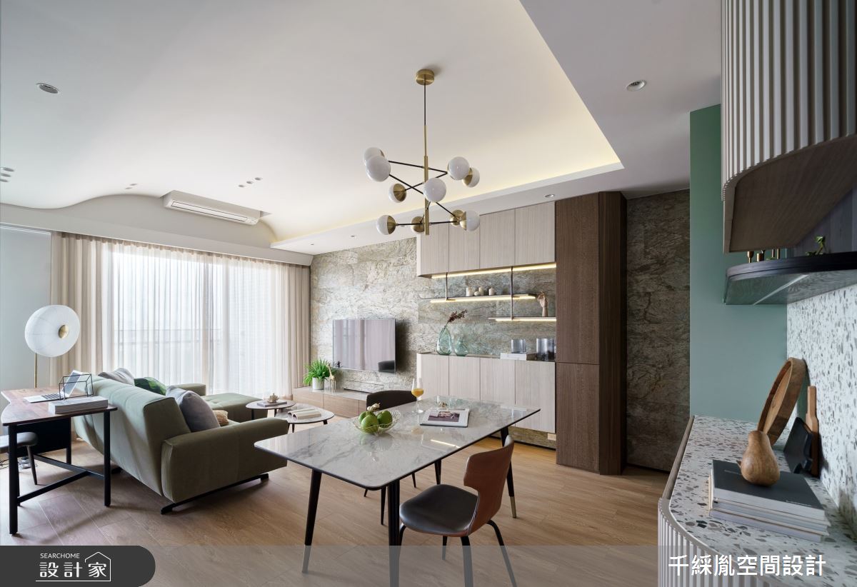 22坪新成屋(5年以下)＿混搭風客廳餐廳案例圖片＿千綵胤空間設計ＸDec1/2 DECO 全屋設計團隊＿千綵胤_23之6