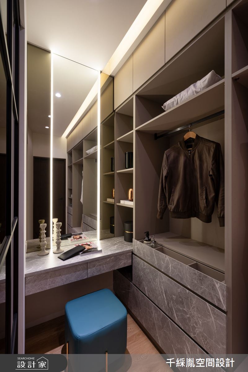 22坪新成屋(5年以下)＿混搭風更衣間案例圖片＿千綵胤空間設計ＸDec1/2 DECO 全屋設計團隊＿千綵胤_23之20