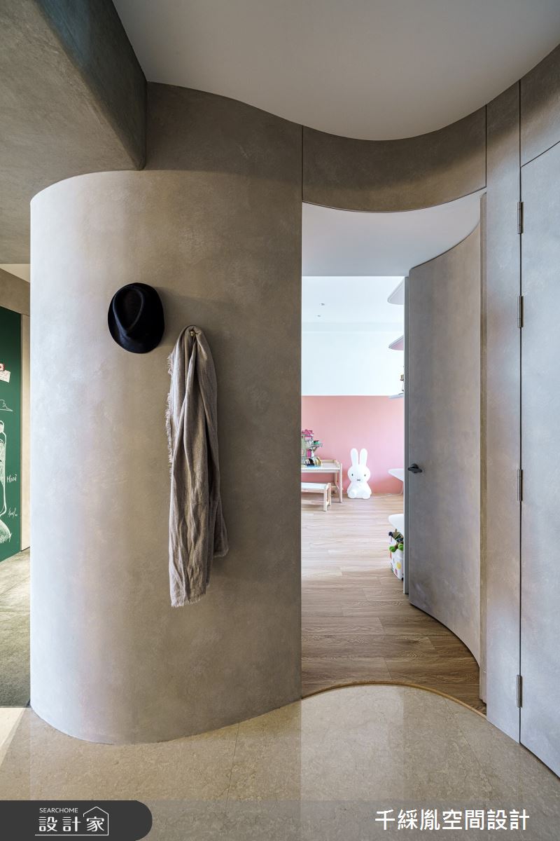 70坪新成屋(5年以下)＿混搭風玄關案例圖片＿千綵胤空間設計ＸDec1/2 DECO 全屋設計團隊＿千綵胤_24之8