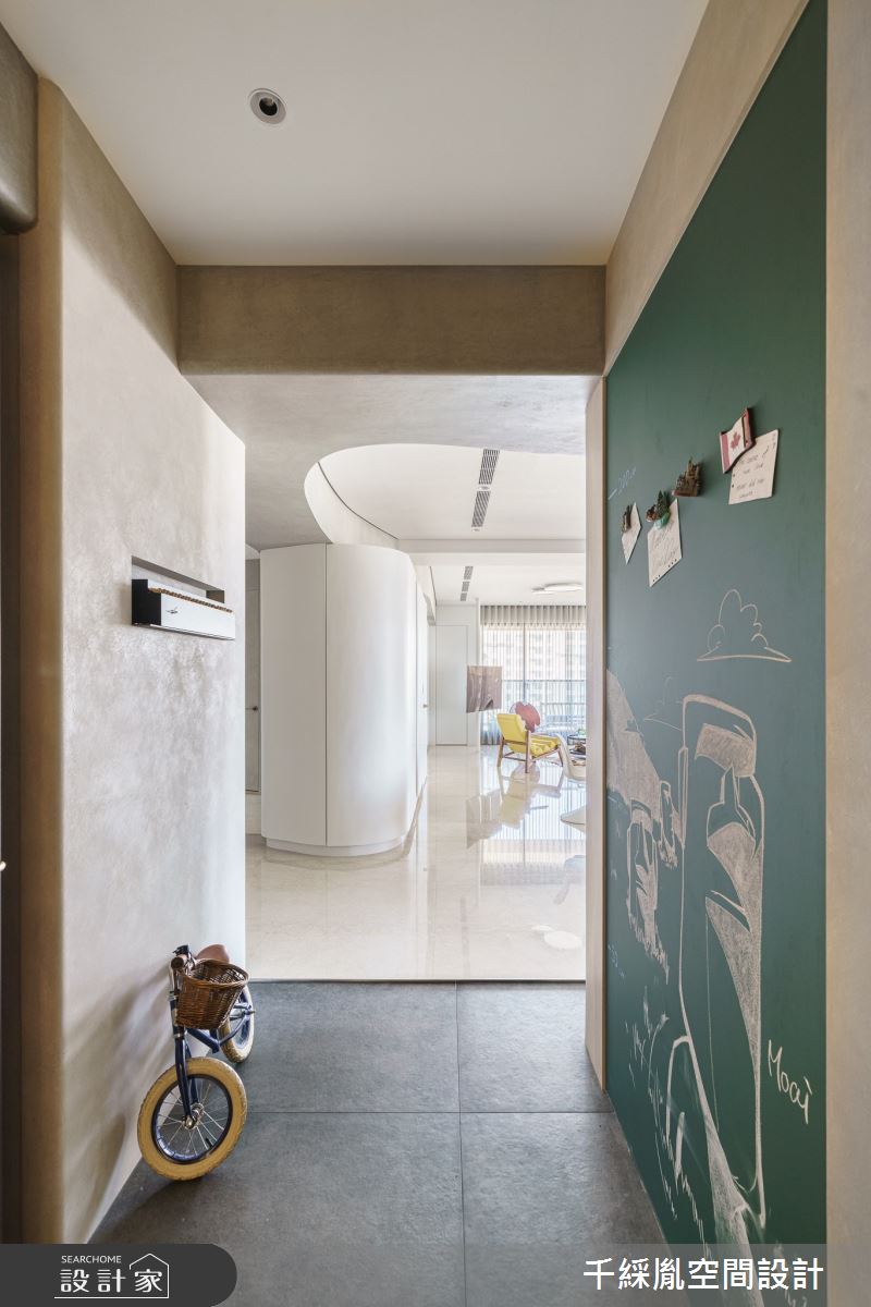 70坪新成屋(5年以下)＿混搭風玄關案例圖片＿千綵胤空間設計ＸDec1/2 DECO 全屋設計團隊＿千綵胤_24之9
