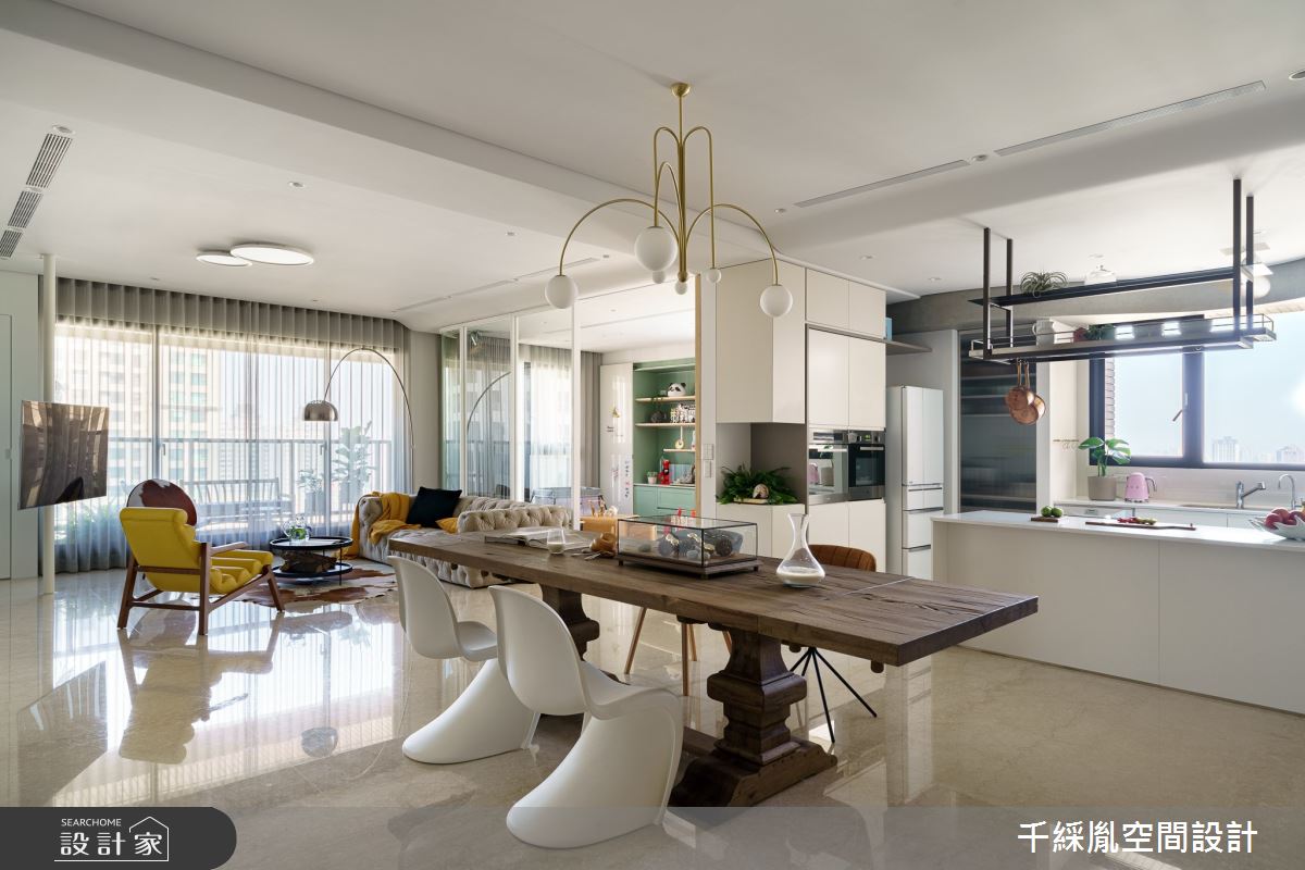 70坪新成屋(5年以下)＿混搭風餐廳案例圖片＿千綵胤空間設計ＸDec1/2 DECO 全屋設計團隊＿千綵胤_24之11