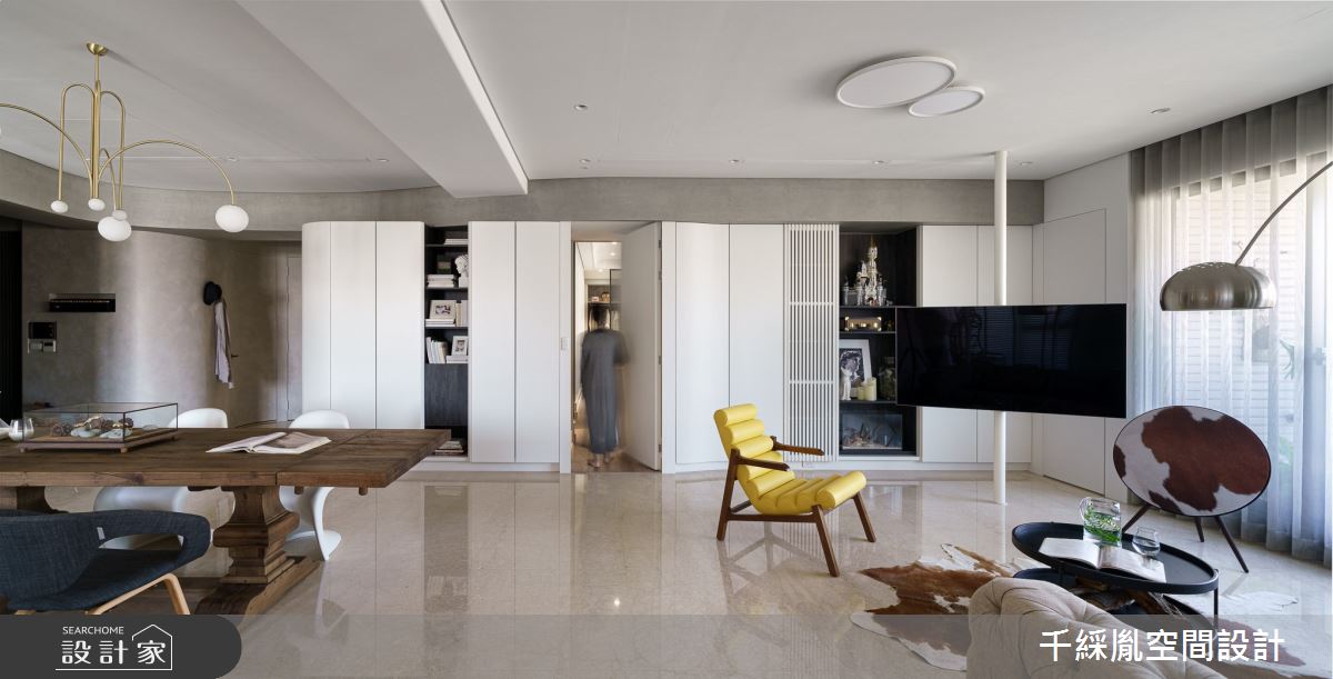 70坪新成屋(5年以下)＿混搭風客廳餐廳案例圖片＿千綵胤空間設計ＸDec1/2 DECO 全屋設計團隊＿千綵胤_24之26