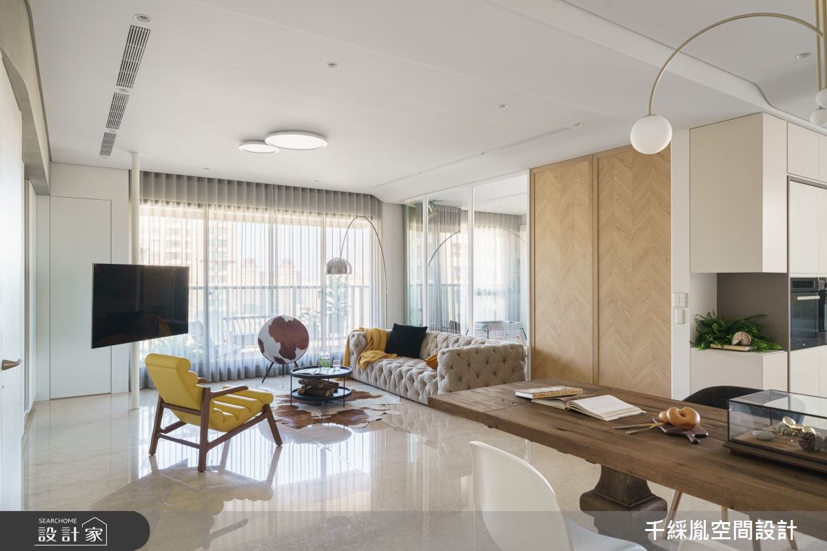 70坪新成屋(5年以下)＿混搭風客廳餐廳案例圖片＿千綵胤空間設計ＸDec1/2 DECO 全屋設計團隊＿千綵胤_24之18