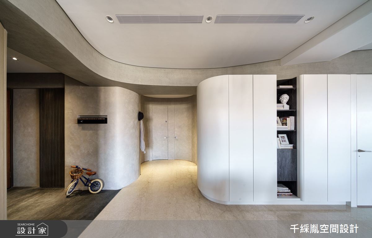 70坪新成屋(5年以下)＿混搭風玄關案例圖片＿千綵胤空間設計ＸDec1/2 DECO 全屋設計團隊＿千綵胤_24之6