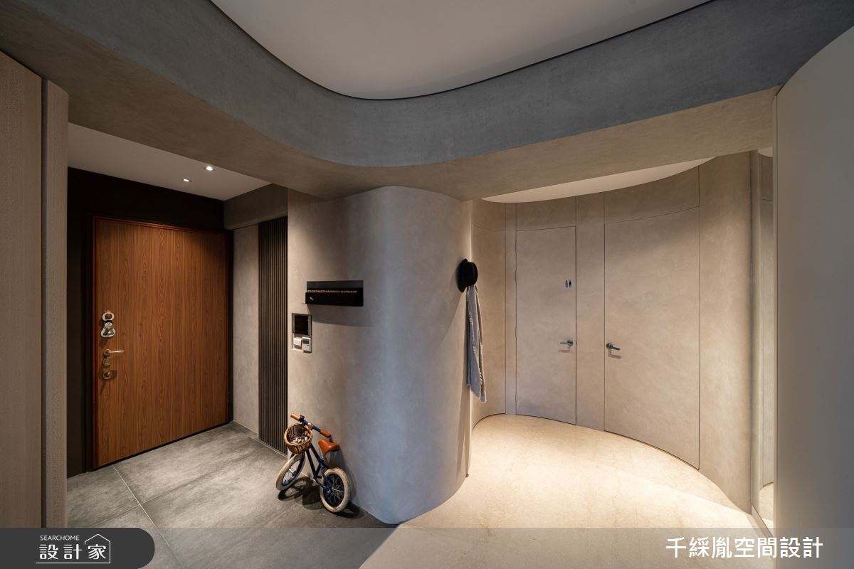 70坪新成屋(5年以下)＿混搭風玄關案例圖片＿千綵胤空間設計ＸDec1/2 DECO 全屋設計團隊＿千綵胤_24之1
