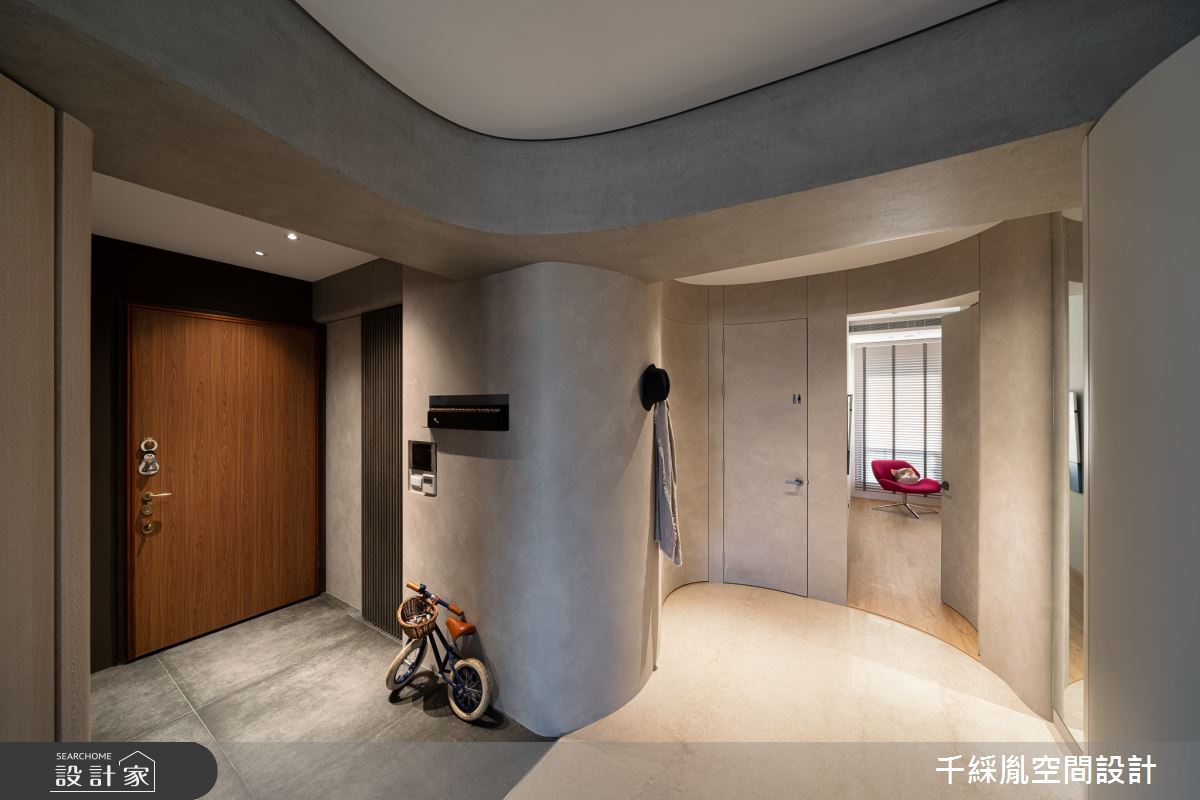 70坪新成屋(5年以下)＿混搭風玄關案例圖片＿千綵胤空間設計ＸDec1/2 DECO 全屋設計團隊＿千綵胤_24之2