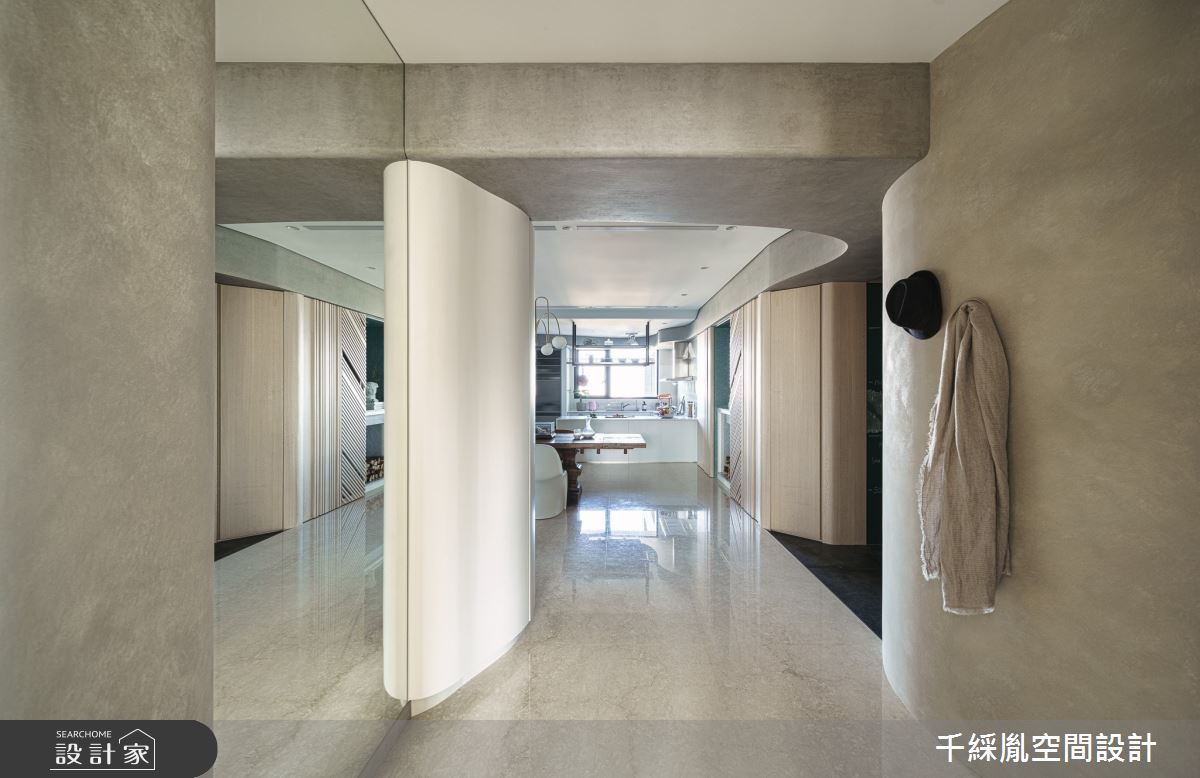 70坪新成屋(5年以下)＿混搭風玄關案例圖片＿千綵胤空間設計ＸDec1/2 DECO 全屋設計團隊＿千綵胤_24之7