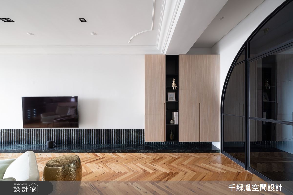 32坪新成屋(5年以下)＿混搭風客廳案例圖片＿千綵胤空間設計ＸDec1/2 DECO 全屋設計團隊＿千綵胤_25之6
