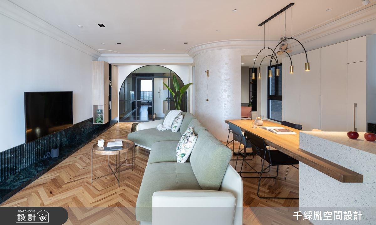 32坪新成屋(5年以下)＿混搭風客廳餐廳案例圖片＿千綵胤空間設計ＸDec1/2 DECO 全屋設計團隊＿千綵胤_25之19