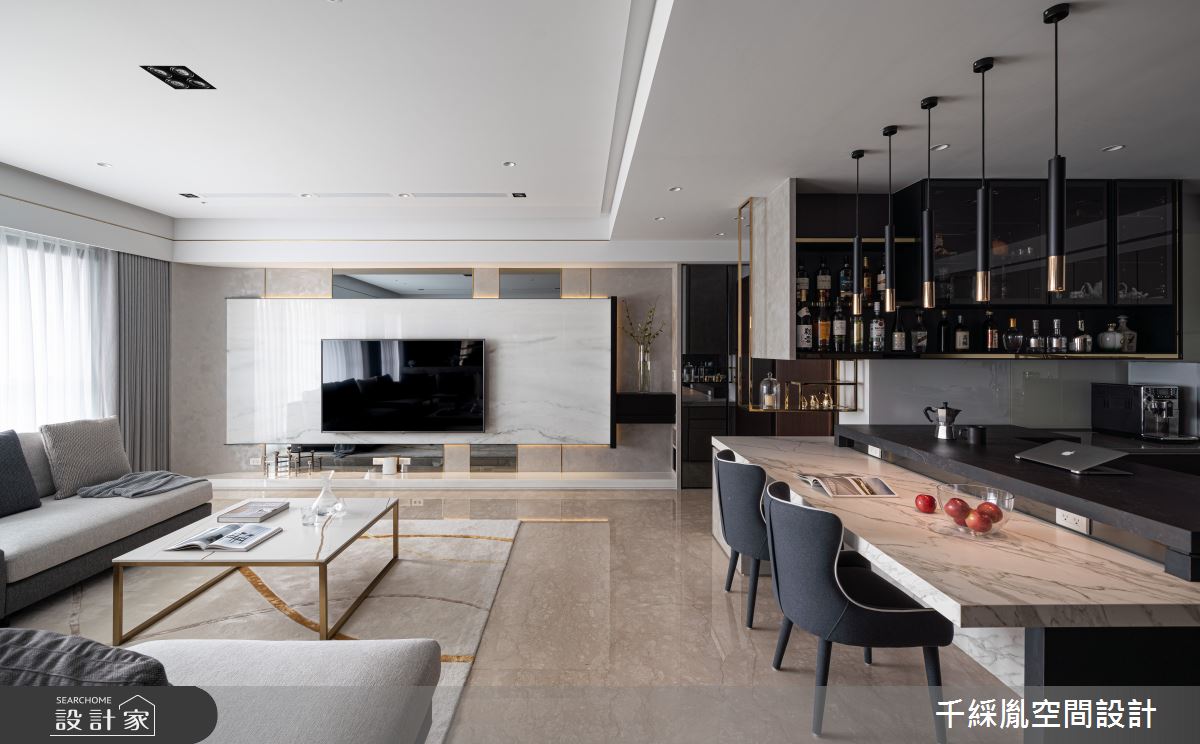 45坪新成屋(5年以下)＿現代風客廳餐廳案例圖片＿千綵胤空間設計ＸDec1/2 DECO 全屋設計團隊＿千綵胤_27之6