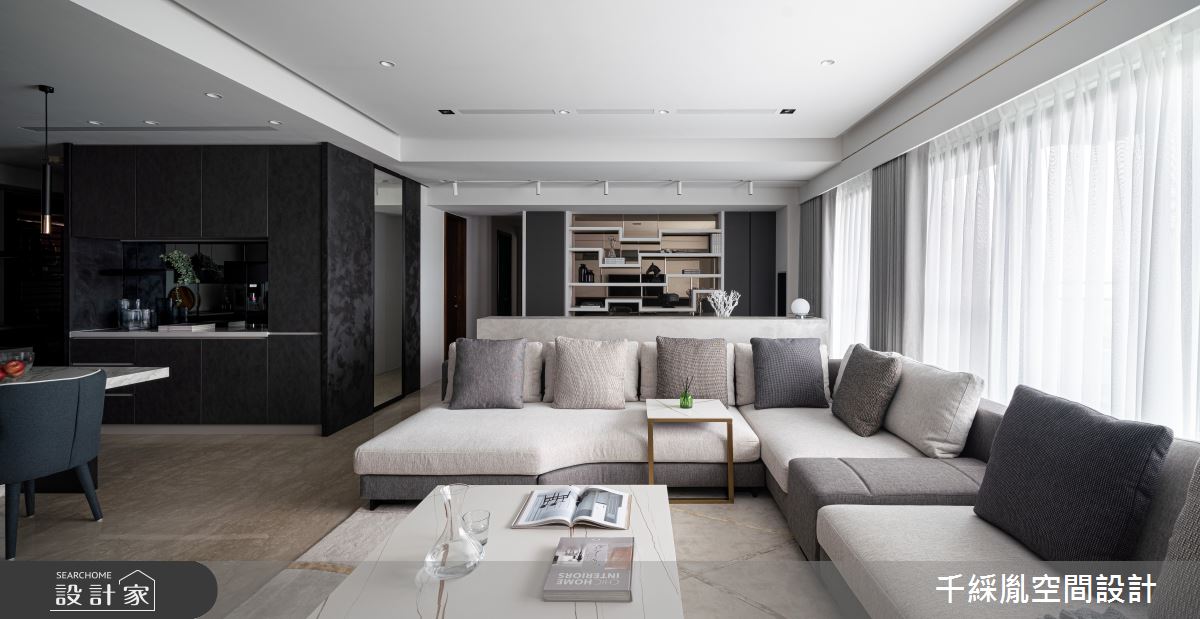 45坪新成屋(5年以下)＿現代風客廳案例圖片＿千綵胤空間設計ＸDec1/2 DECO 全屋設計團隊＿千綵胤_27之5