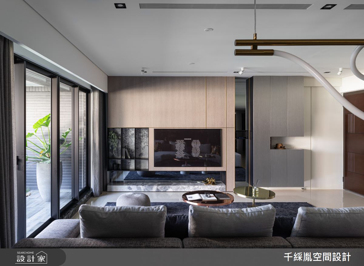 60坪新成屋(5年以下)＿現代風客廳案例圖片＿千綵胤空間設計ＸDec1/2 DECO 全屋設計團隊＿千綵胤_28之9