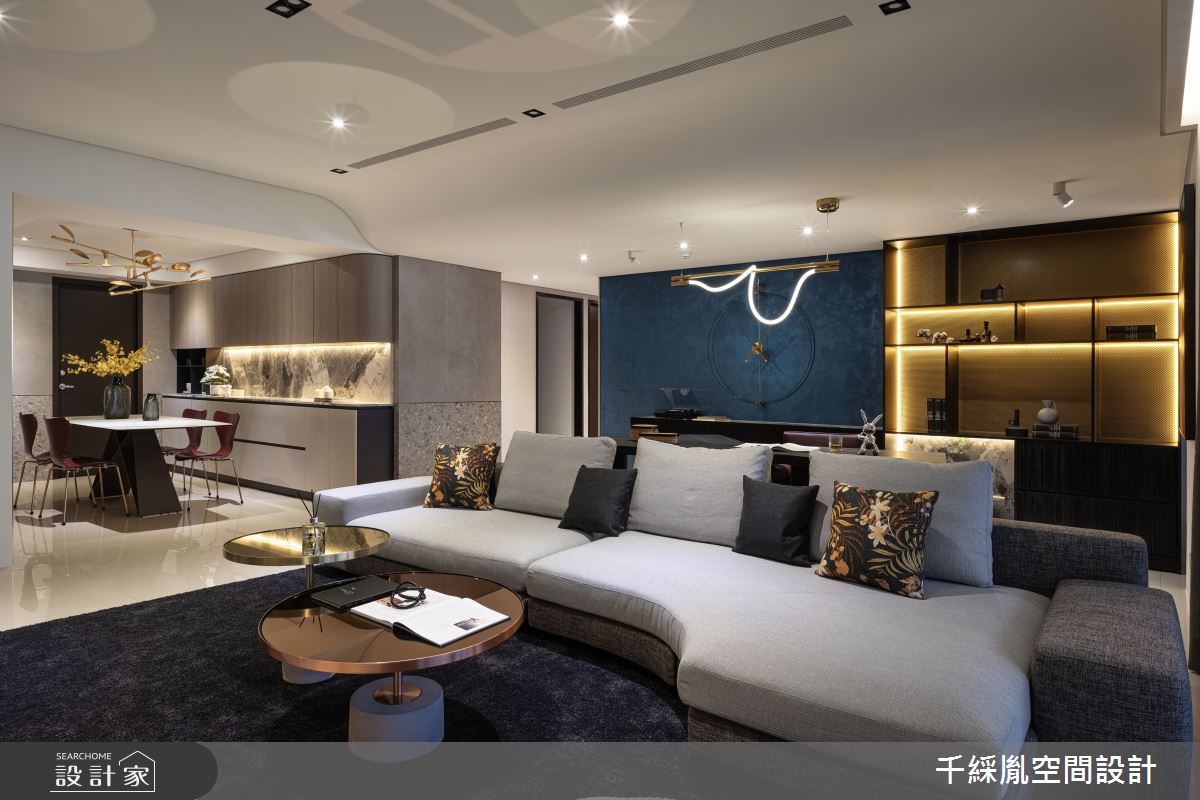 60坪新成屋(5年以下)＿現代風客廳案例圖片＿千綵胤空間設計ＸDec1/2 DECO 全屋設計團隊＿千綵胤_28之12