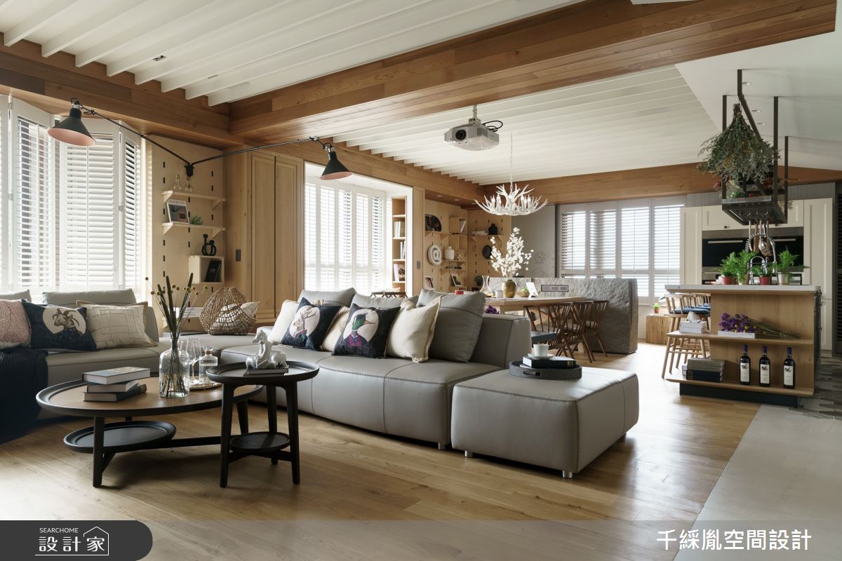 65坪中古屋(5~15年)＿混搭風客廳案例圖片＿千綵胤空間設計ＸDec1/2 DECO 全屋設計團隊＿千綵胤_30之6