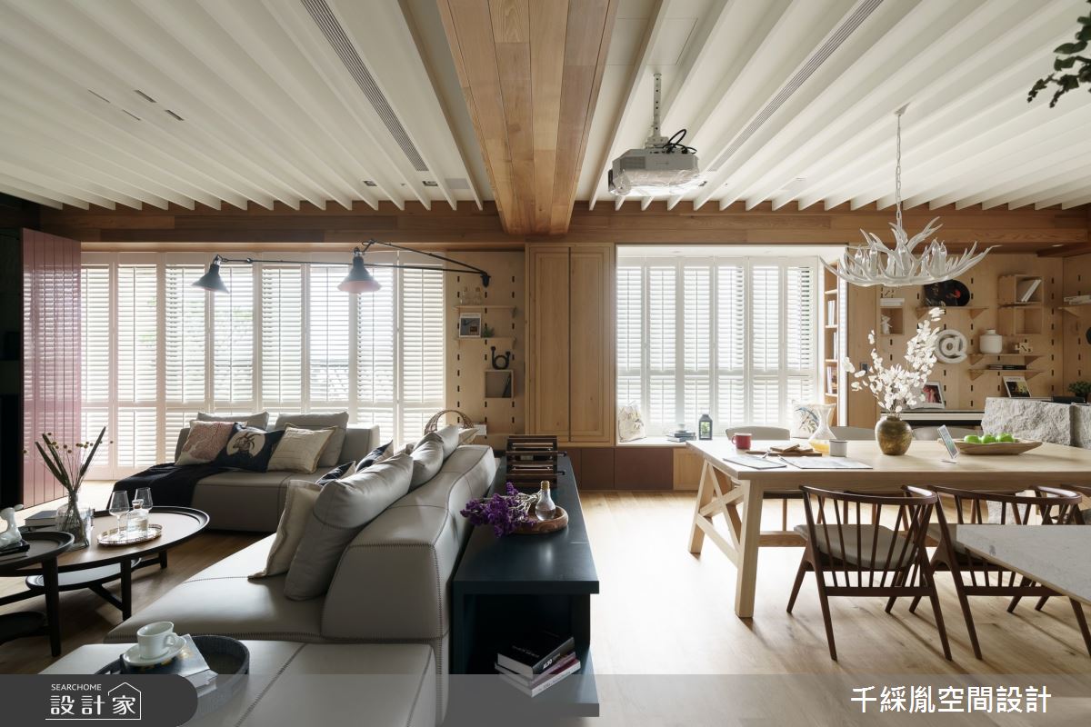 65坪中古屋(5~15年)＿混搭風客廳案例圖片＿千綵胤空間設計ＸDec1/2 DECO 全屋設計團隊＿千綵胤_30之5