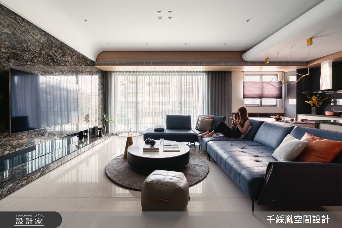80坪新成屋(5年以下)＿現代風客廳案例圖片＿千綵胤空間設計ＸDec1/2 DECO 全屋設計團隊＿千綵胤_31之7