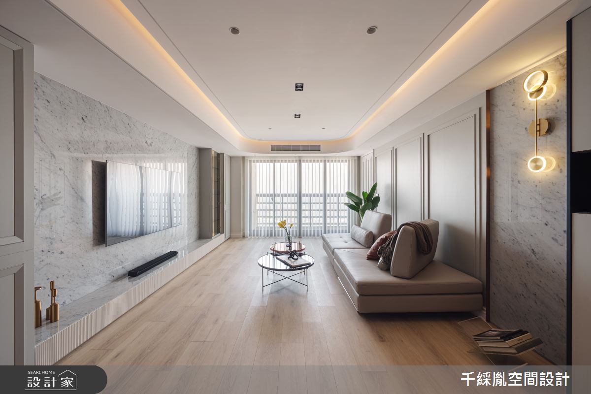 45坪新成屋(5年以下)＿美式風客廳案例圖片＿千綵胤空間設計ＸDec1/2 DECO 全屋設計團隊＿千綵胤_32之3090
