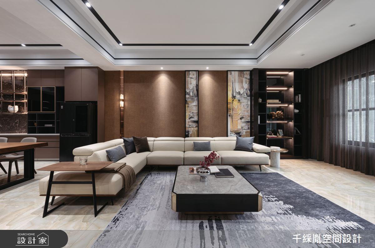 70坪新成屋(5年以下)＿現代風客廳案例圖片＿千綵胤空間設計ＸDec1/2 DECO 全屋設計團隊＿千綵胤_33之4
