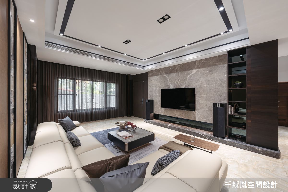 70坪新成屋(5年以下)＿現代風客廳案例圖片＿千綵胤空間設計ＸDec1/2 DECO 全屋設計團隊＿千綵胤_33之5