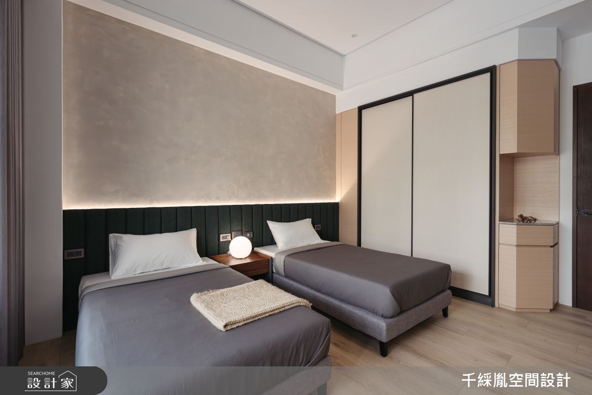 70坪新成屋(5年以下)＿現代風臥室案例圖片＿千綵胤空間設計ＸDec1/2 DECO 全屋設計團隊＿千綵胤_33之24