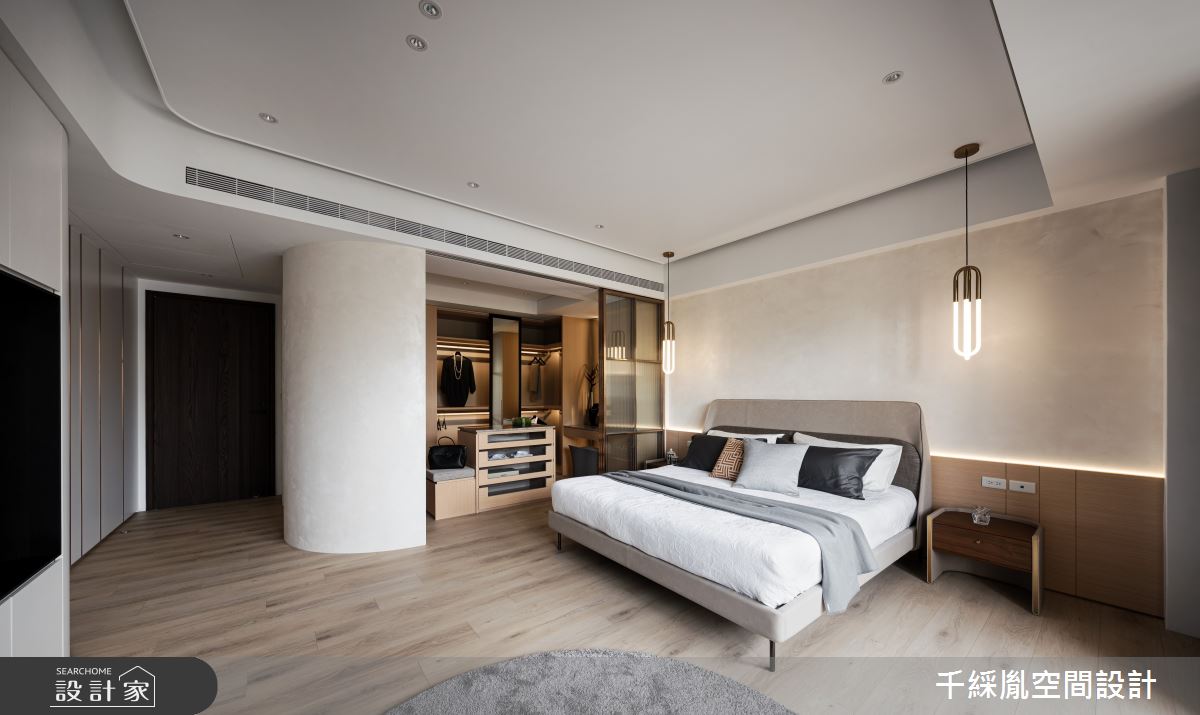 70坪新成屋(5年以下)＿現代風臥室更衣間案例圖片＿千綵胤空間設計ＸDec1/2 DECO 全屋設計團隊＿千綵胤_33之15