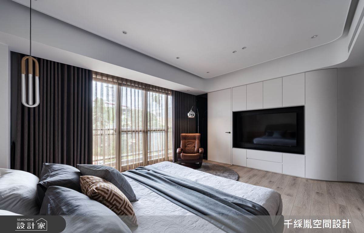 70坪新成屋(5年以下)＿現代風臥室案例圖片＿千綵胤空間設計ＸDec1/2 DECO 全屋設計團隊＿千綵胤_33之13