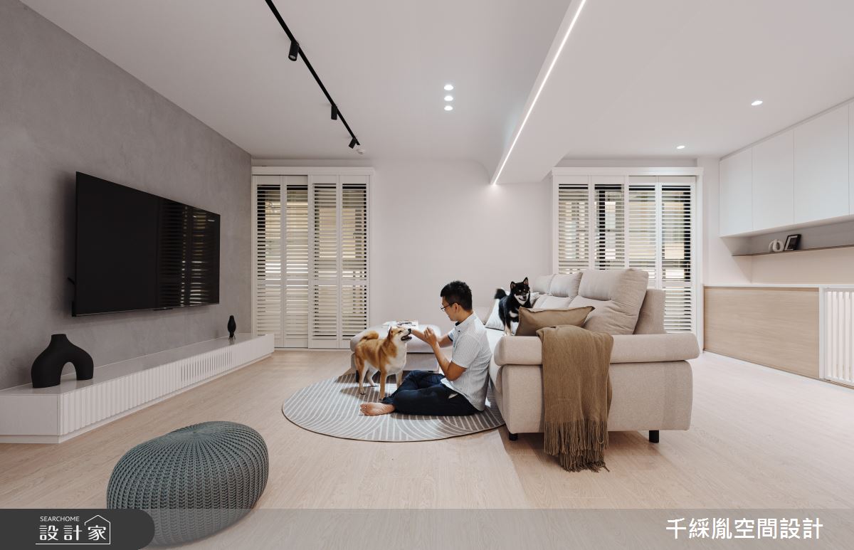 45坪中古屋(5~15年)＿北歐風客廳案例圖片＿千綵胤空間設計ＸDec1/2 DECO 全屋設計團隊＿千綵胤_35之9