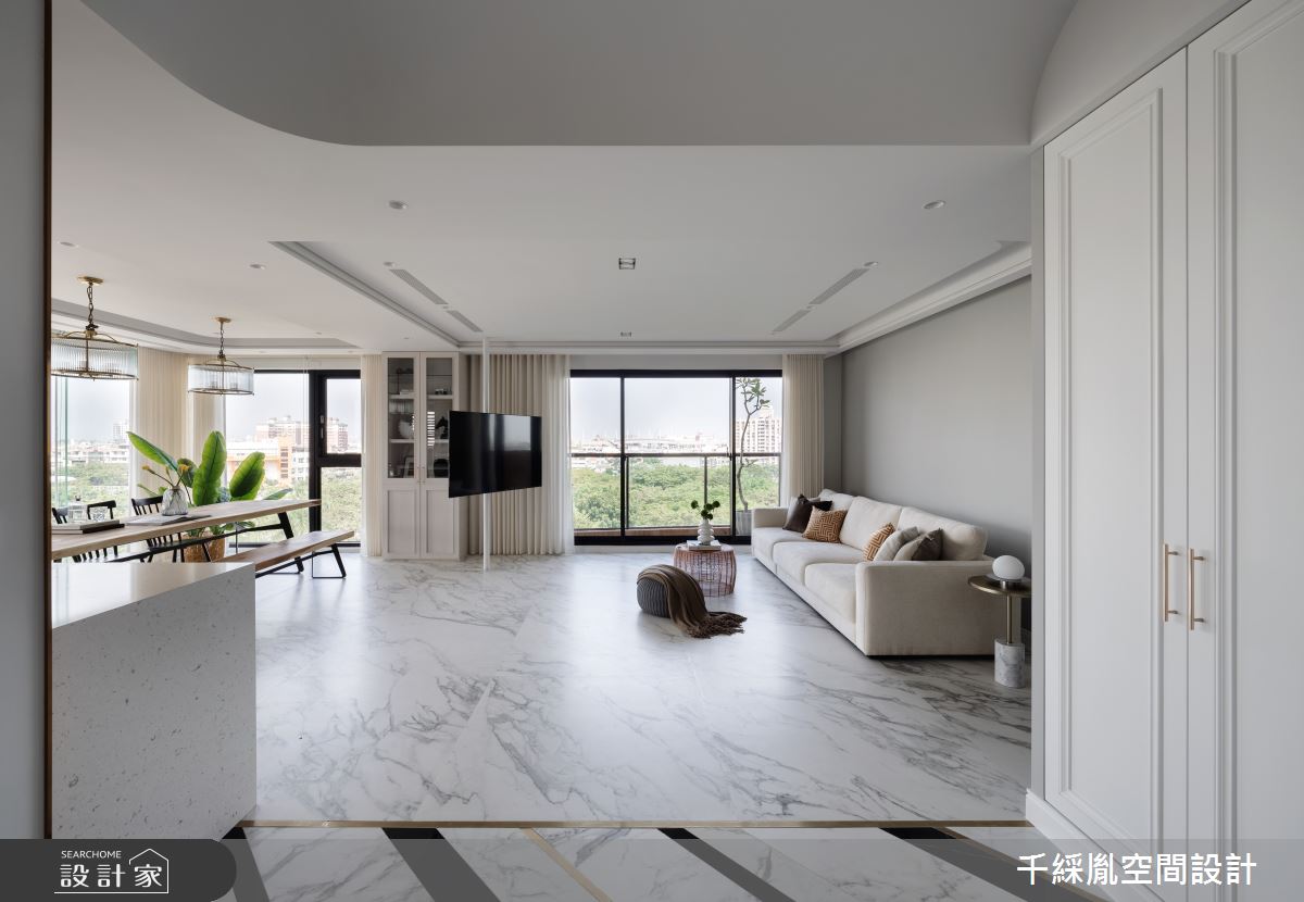 42坪毛胚屋＿美式風玄關客廳餐廳案例圖片＿千綵胤空間設計ＸDec1/2 DECO 全屋設計團隊＿千綵胤_36之1