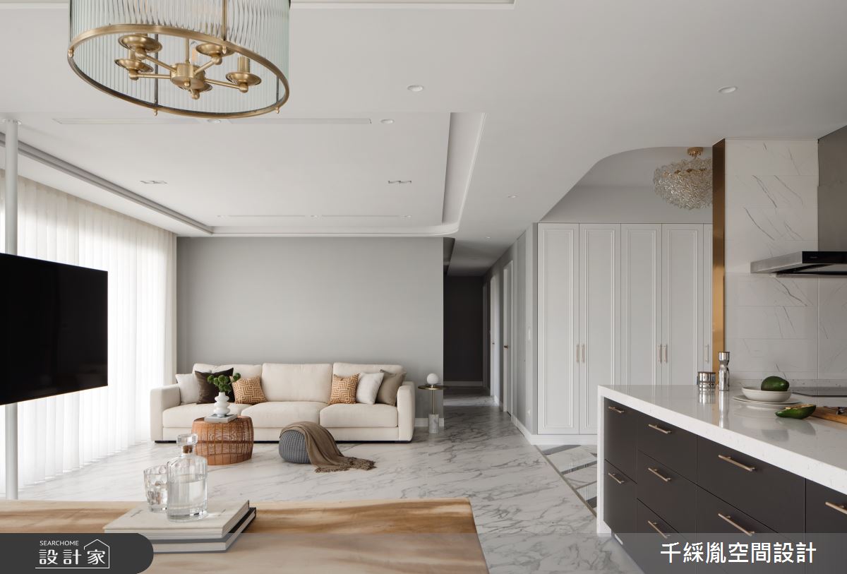 42坪毛胚屋＿美式風客廳餐廳廚房案例圖片＿千綵胤空間設計ＸDec1/2 DECO 全屋設計團隊＿千綵胤_36之5