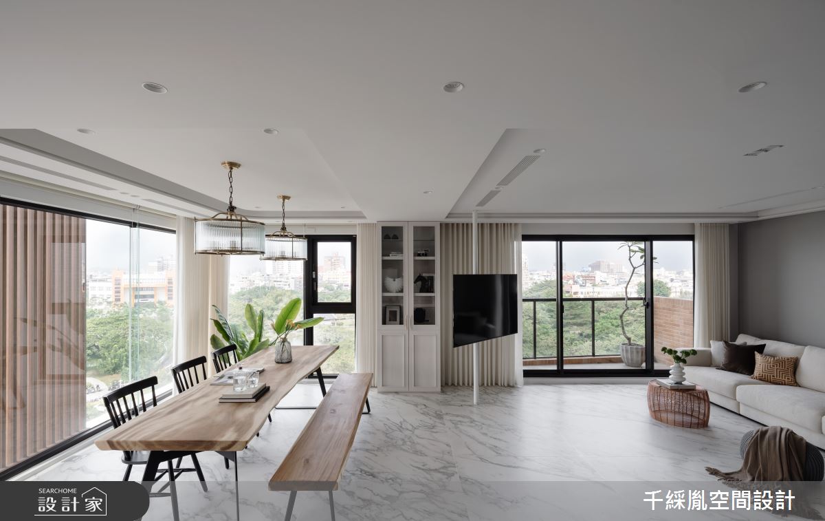 42坪毛胚屋＿美式風客廳餐廳案例圖片＿千綵胤空間設計ＸDec1/2 DECO 全屋設計團隊＿千綵胤_36之9