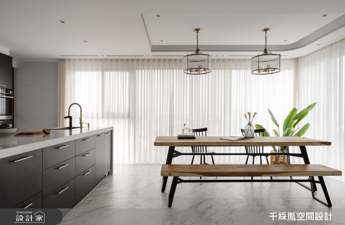 42坪毛胚屋＿美式風餐廳廚房案例圖片＿千綵胤空間設計ＸDec1/2 DECO 全屋設計團隊＿千綵胤_36之10
