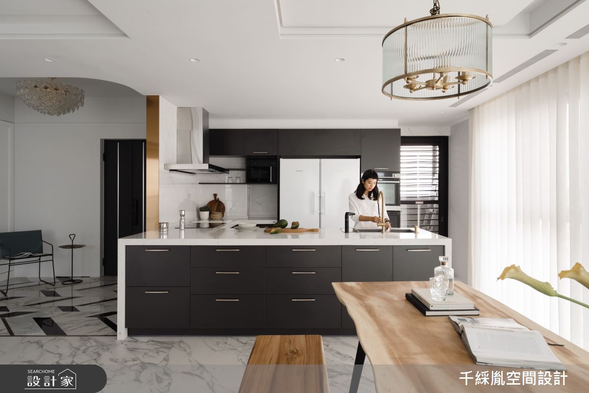 42坪毛胚屋＿美式風餐廳廚房案例圖片＿千綵胤空間設計ＸDec1/2 DECO 全屋設計團隊＿千綵胤_36之12