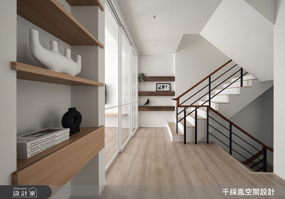 72坪新成屋(5年以下)＿北歐風樓梯案例圖片＿千綵胤空間設計ＸDec1/2 DECO 全屋設計團隊＿千綵胤_37之18