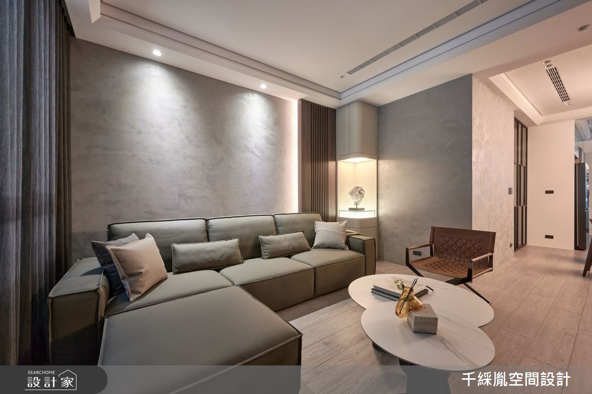 121坪新成屋(5年以下)＿現代風客廳案例圖片＿千綵胤空間設計ＸDec1/2 DECO 全屋設計團隊＿千綵胤_38之3