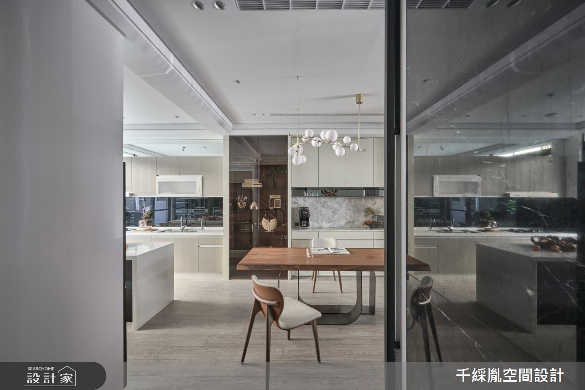 121坪新成屋(5年以下)＿現代風餐廳廚房中島案例圖片＿千綵胤空間設計ＸDec1/2 DECO 全屋設計團隊＿千綵胤_38之7