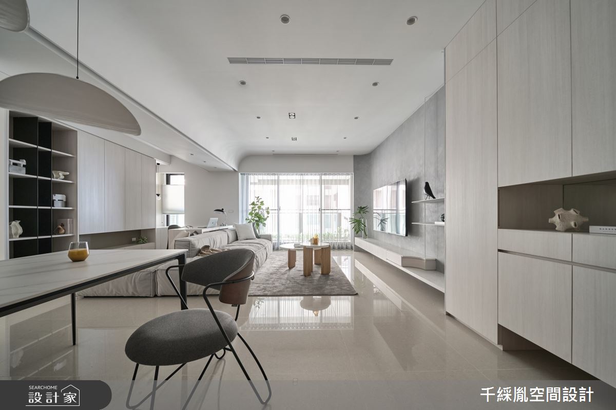 35坪新成屋(5年以下)＿現代風客廳餐廳案例圖片＿千綵胤空間設計ＸDec1/2 DECO 全屋設計團隊＿千綵胤_40之2