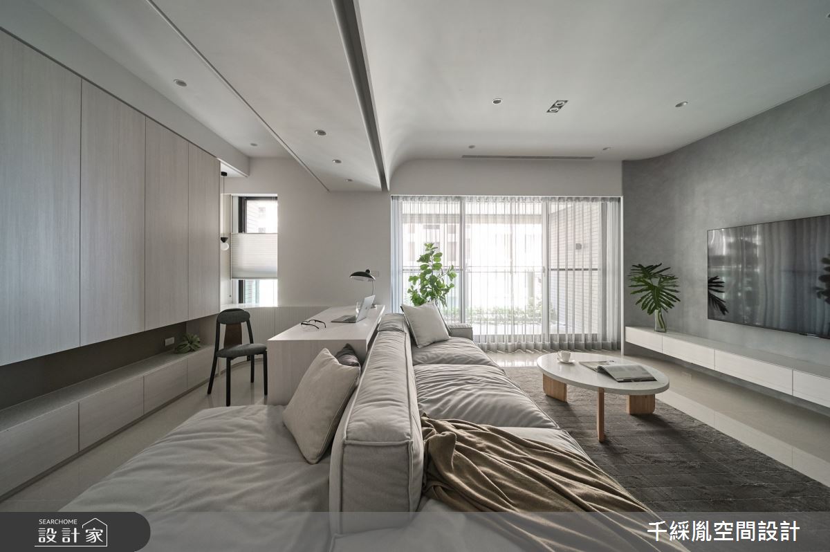 35坪新成屋(5年以下)＿現代風客廳書房案例圖片＿千綵胤空間設計ＸDec1/2 DECO 全屋設計團隊＿千綵胤_40之9