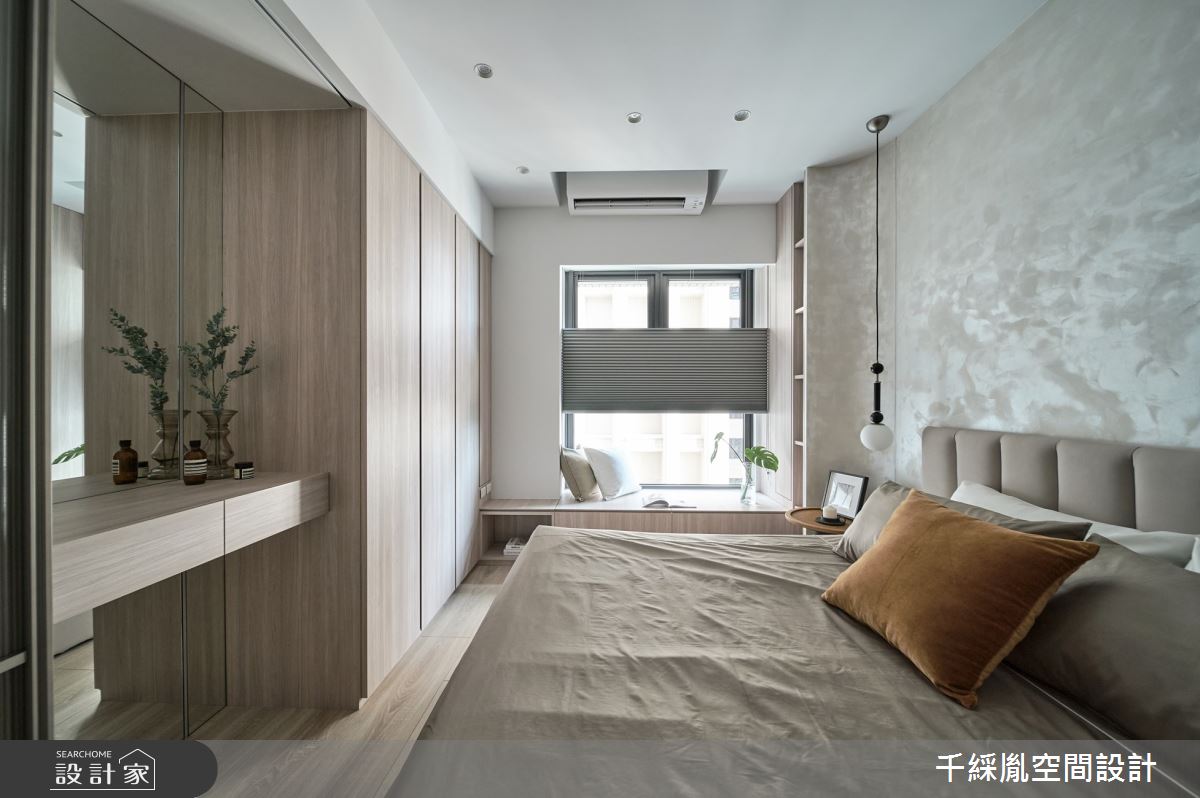 35坪新成屋(5年以下)＿現代風臥室臥榻案例圖片＿千綵胤空間設計ＸDec1/2 DECO 全屋設計團隊＿千綵胤_40之89